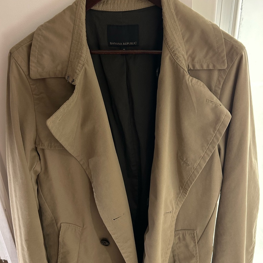 Banana Republic Men's Beige Trench Coat